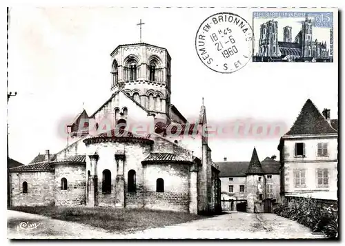 Cartes postales moderne Semur en Brionnais S et L L'Eglise XIII est un des purs joyaux de l'Art roman biyzantin