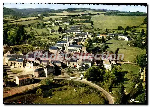 Moderne Karte CUSSY en MORVAN Vue generale aerienne