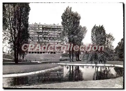 Moderne Karte CHALON SUR SAONE Cite H L M des Aubepins le Square