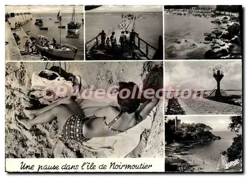 Cartes postales moderne Ile de Noirmoutier Une pause dans l'ile de Noirmoutier