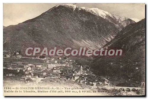 Cartes postales St Martin VESUBIE Vue generale