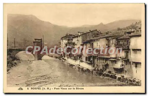 Cartes postales SOSPEL Pont Vieux sur la Bevera