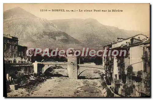 Cartes postales SOSPEL Pont Vieux sur la Bevera