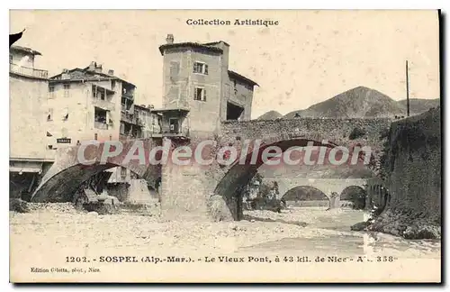 Cartes postales SOSPEL Le Vieux Pont