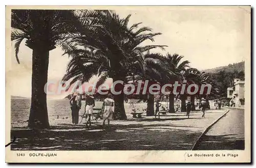 Cartes postales GOLFE JUAN Le Boulevard de la Plage