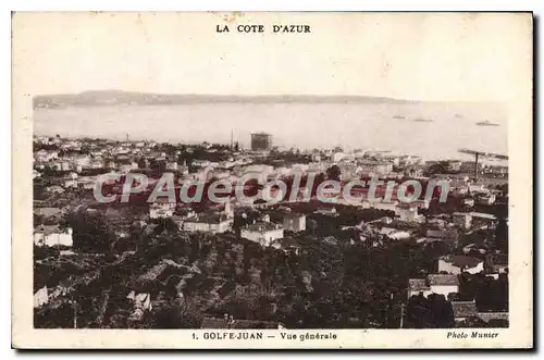 Ansichtskarte AK La Cote d'Azur GOLFE JUAN Vue generale