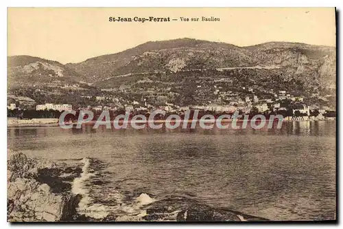 Cartes postales St Jean Cap Ferrat Vue sur Baulieu