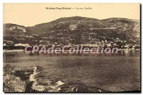 Cartes postales St Jean Cap Ferrat Vue sur Baulieu