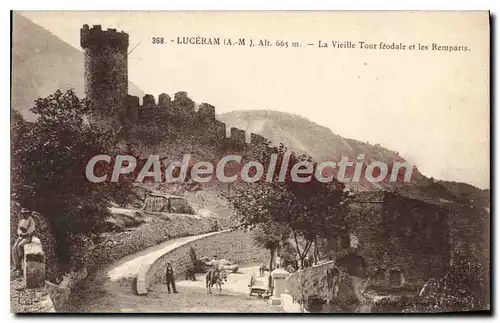 Cartes postales LUGERAM La Vieille Tour feodale et les Remparts