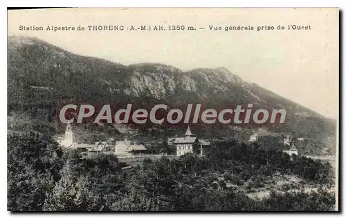 Cartes postales Station Alpestre de THORENC Vue generale prise de l�Quest