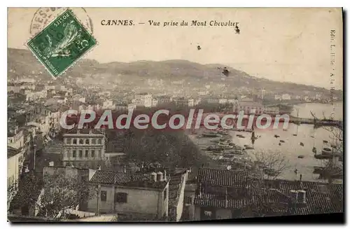 Cartes postales CANNES vue prise du Mont Chevalier