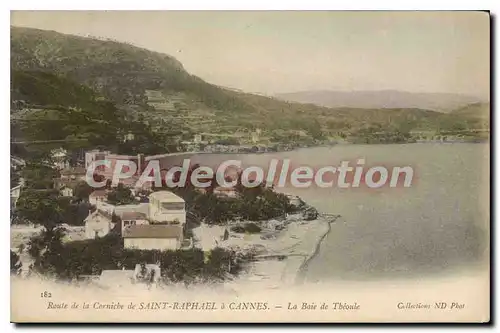 Ansichtskarte AK Route de la Corniche de SAINT RAPHAEL a CANNES La Baie de Theoule