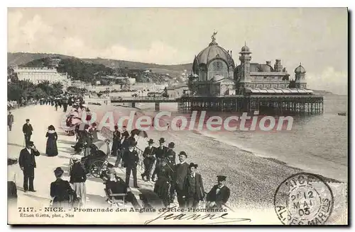 Cartes postales NICE Promenade des anglais et jetee promenade