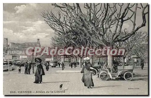 Cartes postales CANNES Allees de la Liberte