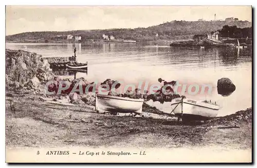 Cartes postales ANTIBES Le cap et le Semaphore