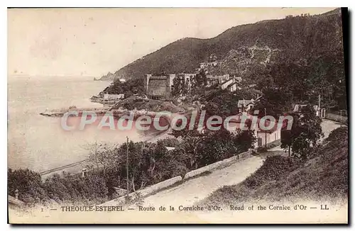 Ansichtskarte AK THEOULE ESTEREL Route de la Corniche d�Or