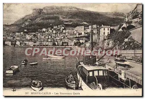 Cartes postales MONTE CARLO Les Nouveaux Quais