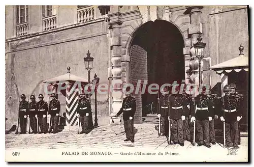 Cartes postales PALAIS DE MONACO Garde d�Honneur de Prince