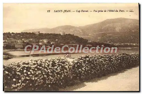 Cartes postales SAINT JEAN Cap Ferrat Vue prise de l�hotel du Parc