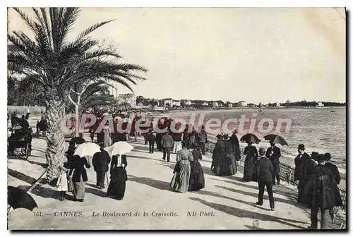 Cartes postales CANNES Le Boulevard de la Croisette