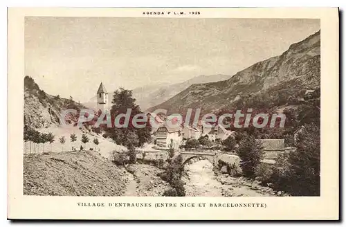 Ansichtskarte AK Village D�entraunes Entre NICE et BARCELONNETTE