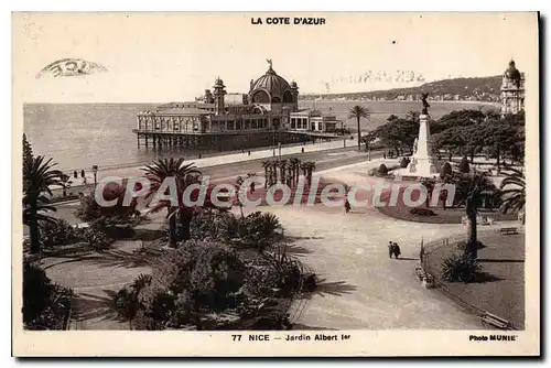 Cartes postales NICE Jardin Albert