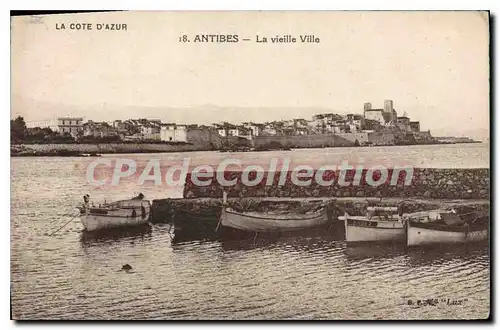 Cartes postales La cote d�azur Antibes la vieille ville