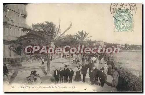 Cartes postales CANNES la promenade de la croisette