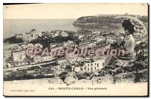 Cartes postales MONTE CARLO vue generale