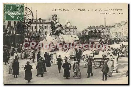 Cartes postales CARNAVAL DE NICE XXXVIII ours polaire