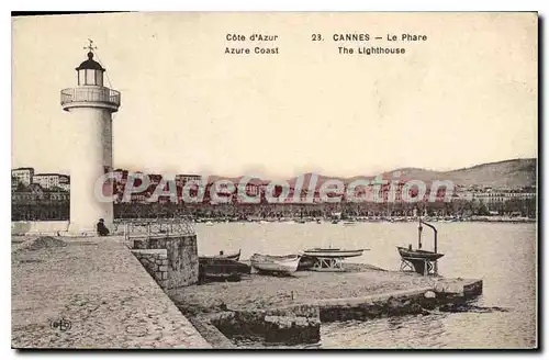 Cartes postales Cote d�Azur CANNES le phare