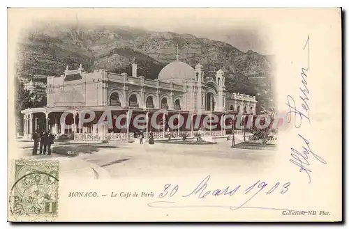 Cartes postales MONACO le cafe de paris