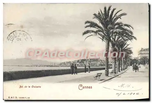 Cartes postales CANNES Bd de la croisette