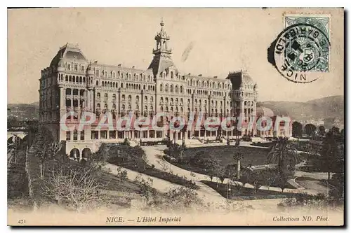 Cartes postales NICE L�Hotel Imperial