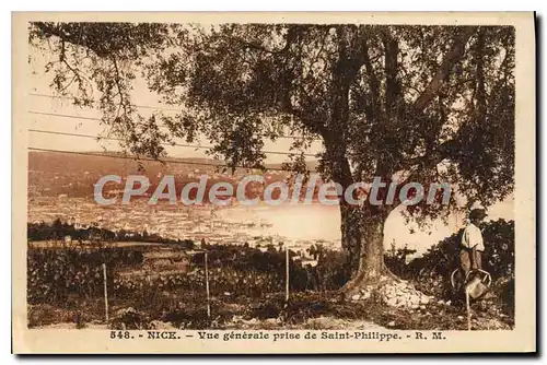 Cartes postales NICE vue generale pris de saint philippe