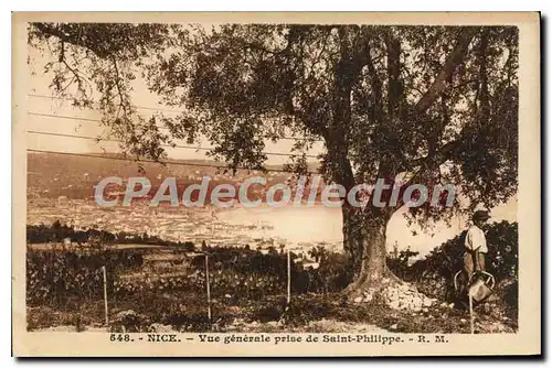 Cartes postales NICE vue generale pris de saint philippe