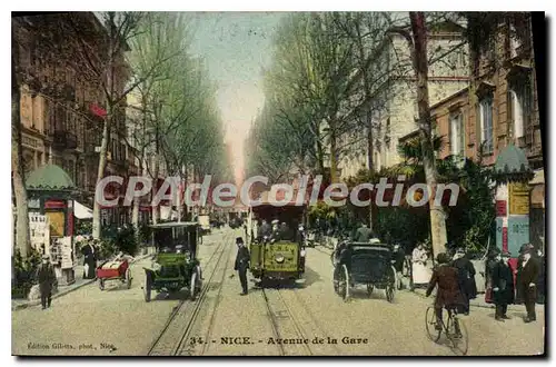 Cartes postales NICE avenue de la gare