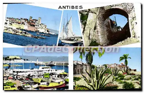 Cartes postales Souvenir d'Antibes