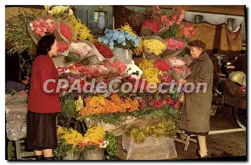 Ansichtskarte AK Nice le March� au Fleurs du Cours Soleya