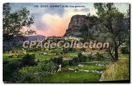 Cartes postales Saint Jeannet A M vue generale