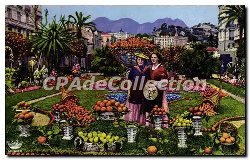 Cartes postales Cote d'Azur fruits d'Or Oranges et Citrons