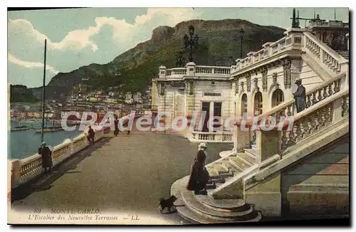 Ansichtskarte AK Monte Carlo l'Escalier des nouvelles Terrasses