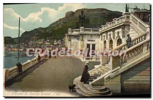 Cartes postales Monte Carlo l'Escalier des nouvelles Terrasses