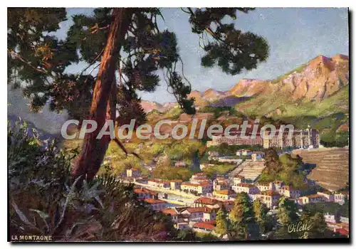 Cartes postales La Montagne Oilette Menton