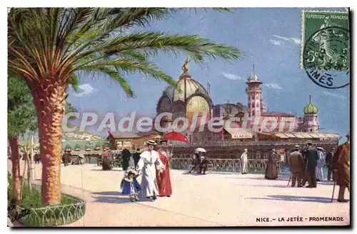 Cartes postales Nice la jetee promenade