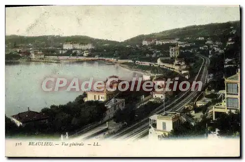 Cartes postales Beaulieu vue generale