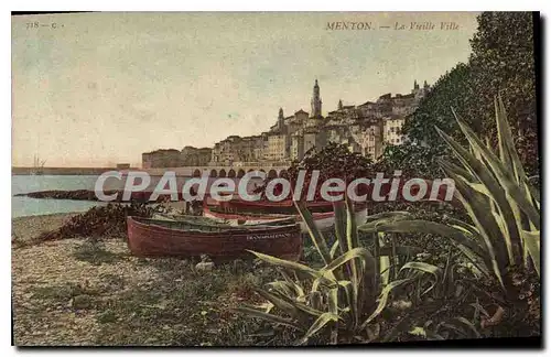 Cartes postales Menton la Vieille ville