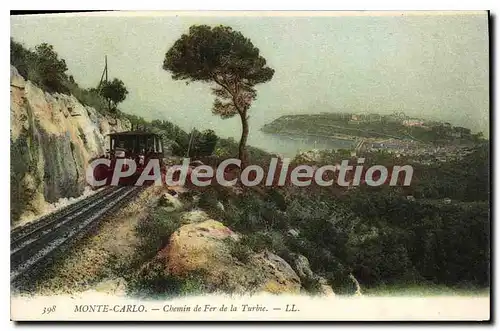 Cartes postales Monte Carlo chemin de Fer de la Turbie