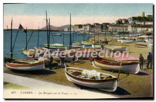 Cartes postales Cannes les Barques sur la Plage