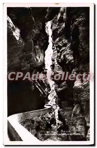 Cartes postales Beuil La route dans les Gorges du Cians